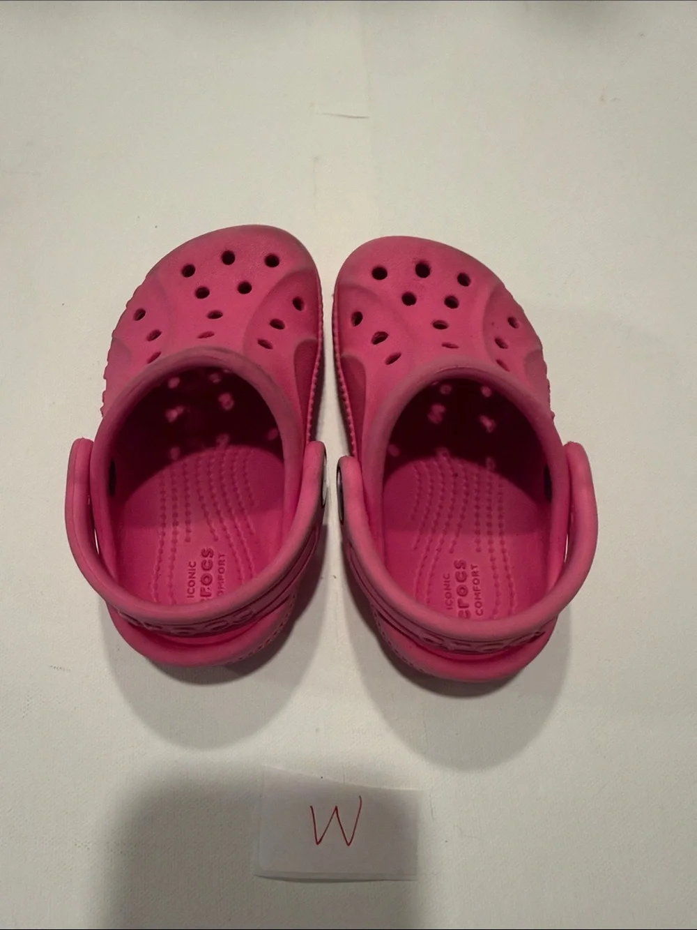 CROCS Kids Hot Pink Classic Clogs